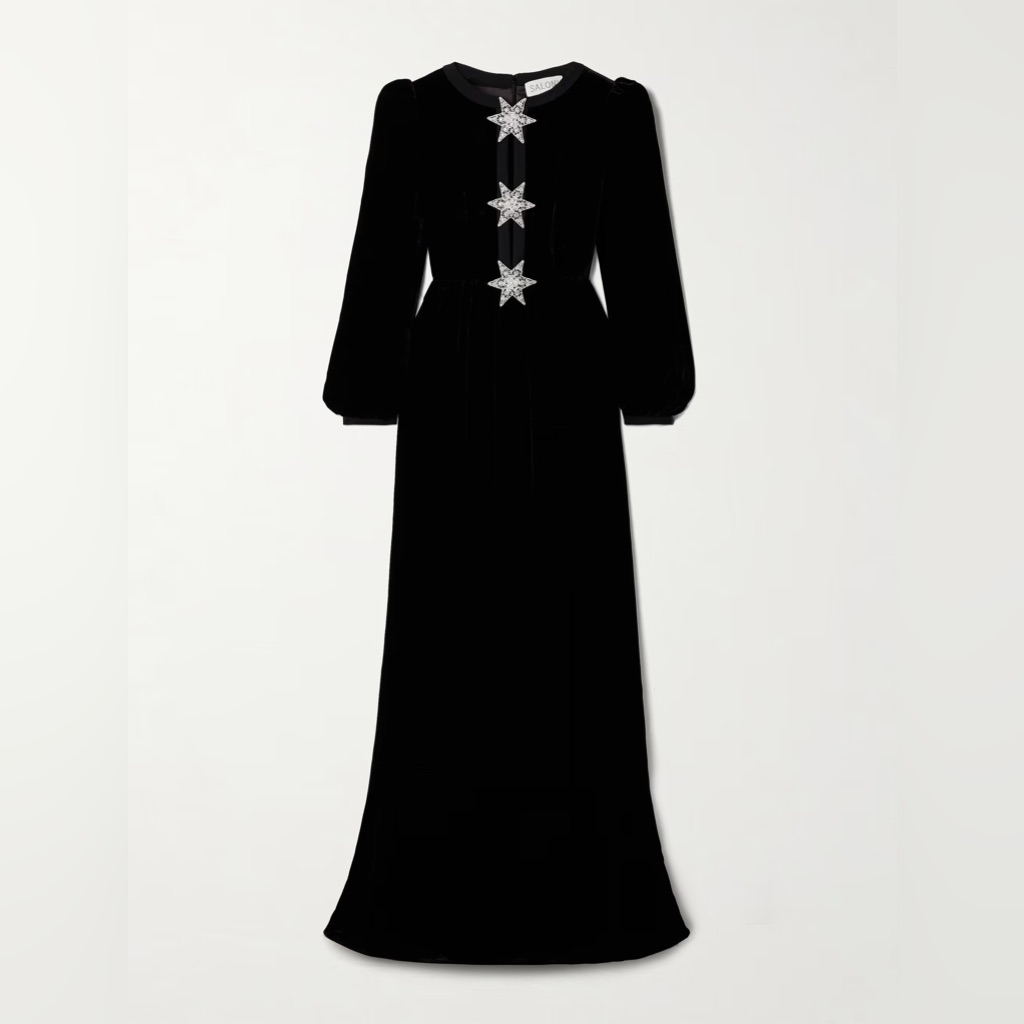 Saloni Camille Gown Maxi Dress Size 2/4